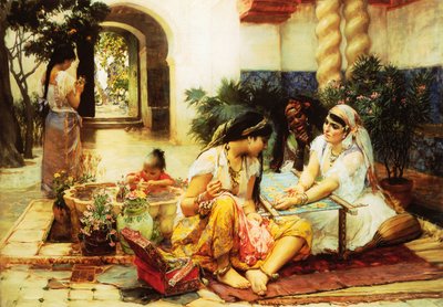 In einem Dorf El Biar Algerien von Frederick Arthur Bridgman